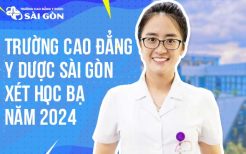 trường cao đẳng y dược sài gòn xét học bạ