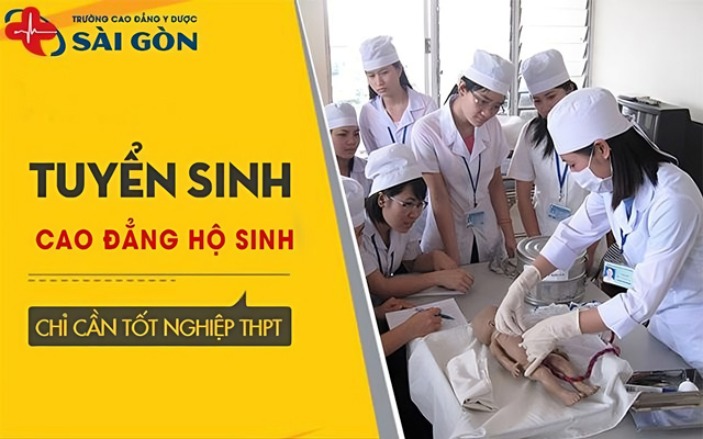 Trường Cao đẳng Y Dược Sài Gòn tuyển sinh ngành Hộ sinh chỉ cần tốt nghiệp THPT