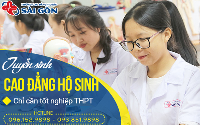 Trường Cao đẳng Y Dược Sài Gòn tuyển sinh ngành Hộ sinh trên phạm vi cả nước