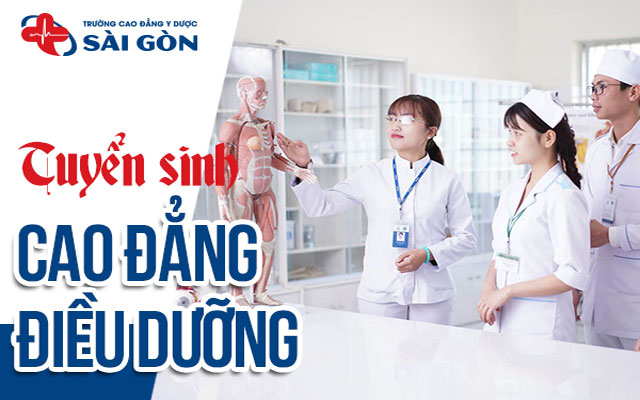 Trường Cao đẳng Y Dược Sài Gòn tuyển sinh ngành Điều dưỡng bằng hình thức xét học bạ THPT