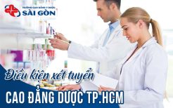 điều kiện xét tuyển cao đẳng dược tphcm