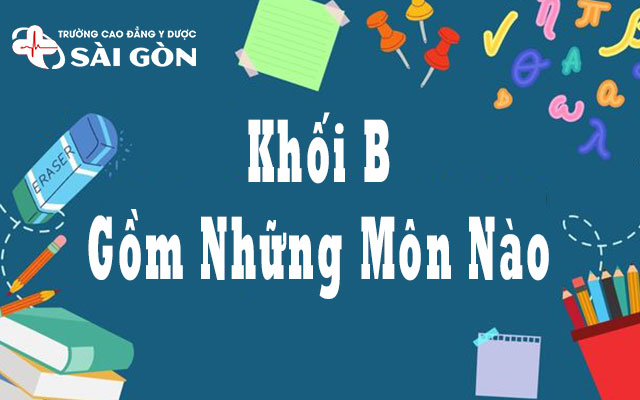 khối b gồm những môn nào