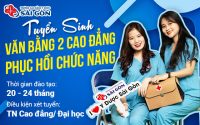 văn bằng 2 cao đẳng phục hồi chức năng