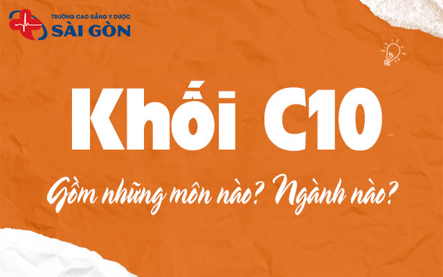 Khối C10 gồm môn, ngành nào?