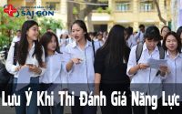 lưu ý khi thi đánh giá năng lực