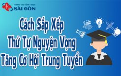 cách sắp xếp thứ tự nguyện vọng