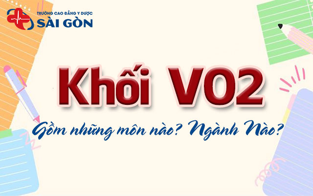 khối v02 gồm những môn nào