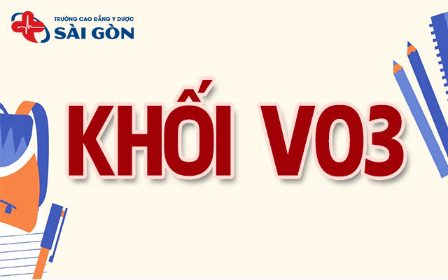 khối v03 gồm những môn gì