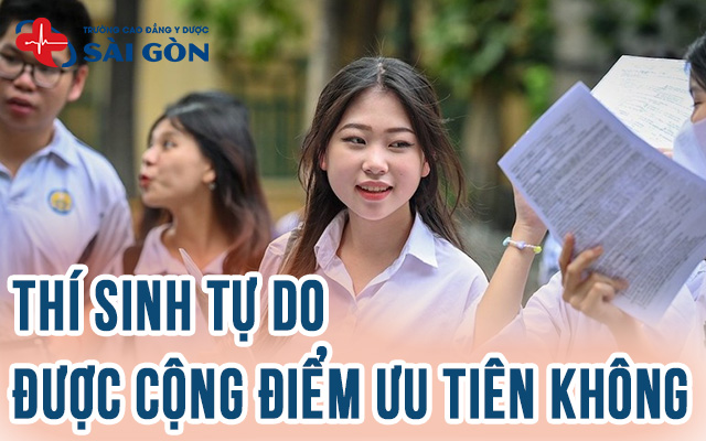 thí sinh tự do có được cộng điểm không
