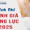 Lịch thi đánh giá năng lực 2025 của các trường mới nhất