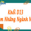 Khối D13 gồm những ngành nào? Trường nào xét tuyển khối D13?