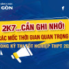 Các mốc thời gian quan trọng thi tốt nghiệp THPT 2025 cần nhớ
