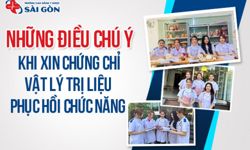 Lưu ý gì khi xin Chứng chỉ Vật Lý Trị Liệu Phục Hồi Chức Năng?