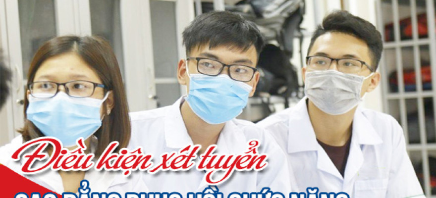 Điều kiện xét tuyển Cao đẳng Phục hồi chức năng 2025