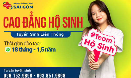 Tuyển sinh Liên thông Cao đẳng Hộ sinh TPHCM ở Sài Gòn