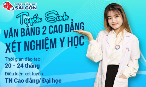 Tuyển sinh Văn bằng 2 Cao đẳng Xét nghiệm Y học TP.HCM