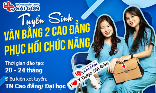 Tuyển sinh Văn bằng 2 Cao đẳng Phục hồi chức năng TPHCM