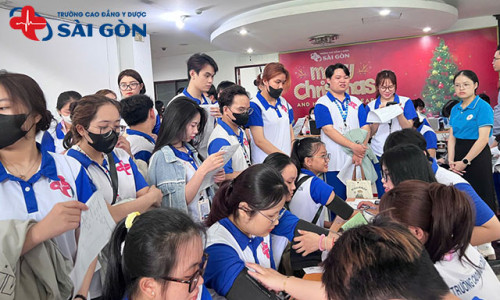 Trường Cao đẳng Y Dược Sài Gòn tổ chức chương trình hiến máu nhân đạo