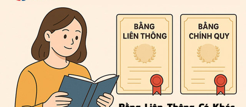 Bằng Liên thông có khác bằng Chính quy không? Giá trị 2 bằng
