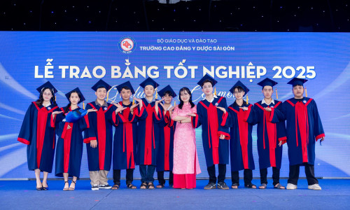 Lễ Trao Bằng tốt nghiệp cho sinh viên Trường Cao đẳng Y Dược Sài Gòn niên khóa 2022 – 2025